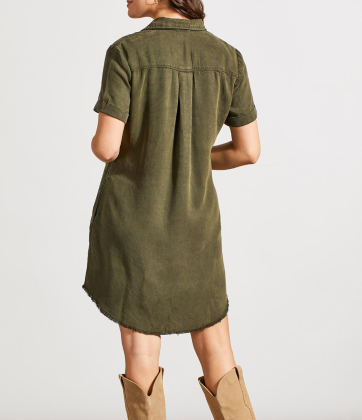 Tribal | Pop Over Shirt Dress W/ Pocket