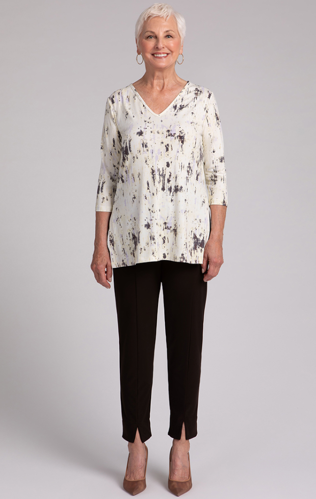 Sympli | Nu Ideal V-neck Tunic, Print