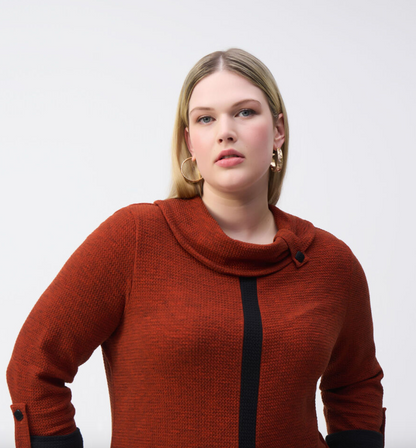 Joseph Ribkoff | Sweater W/tab on Collar