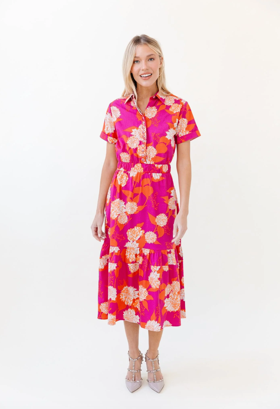 Sheridan French | Gwyneth Dress - Dahlia Flouris