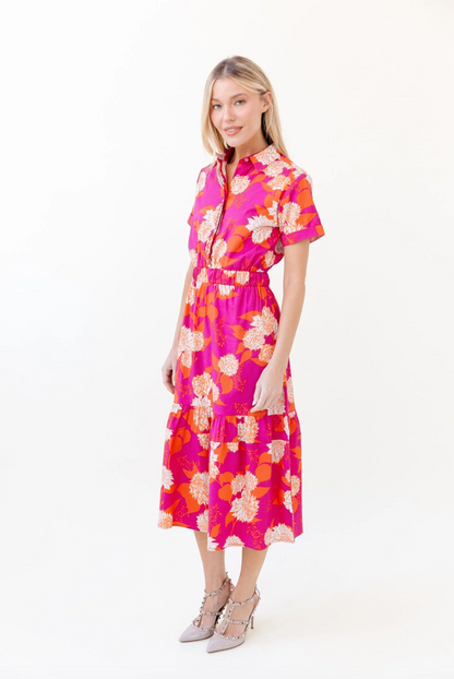 Sheridan French | Gwyneth Dress - Dahlia Flouris