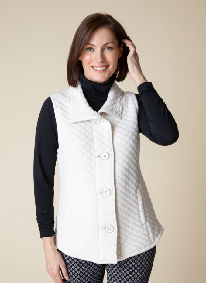 Habitat | Quilted Knit Quilted Vest