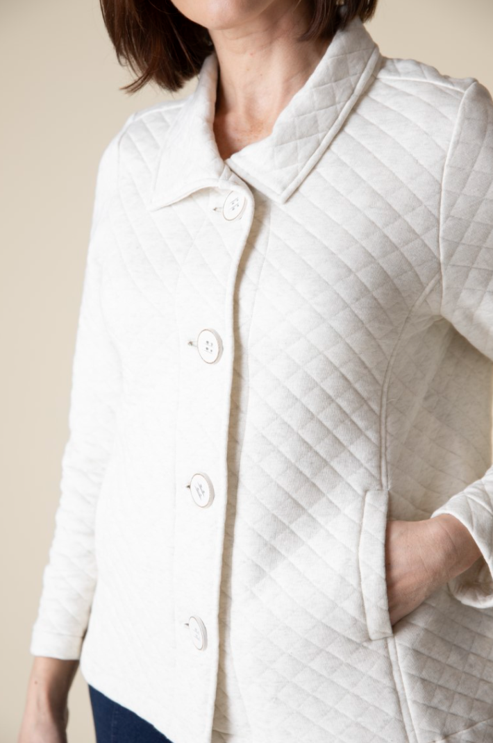 Habitat | Quilted Knit Quilted Jacket