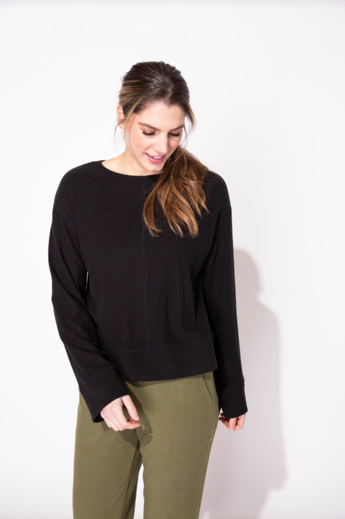 Escape By Hab | Buttery Rib Knit Pullover