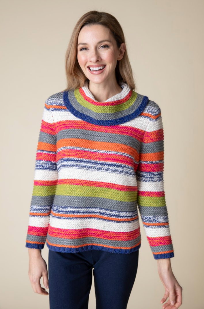 Habitat | Rustic Stripes Multi Stripe Sweater