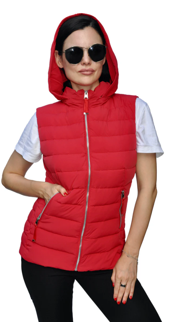 Ciao Milano | Vest with Hood Duck Down