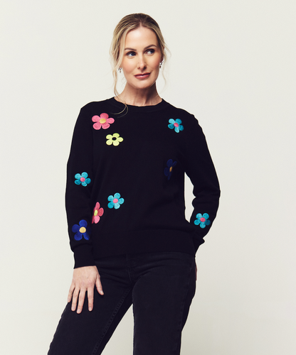 Edinbourgh Knit | Flower Sweater