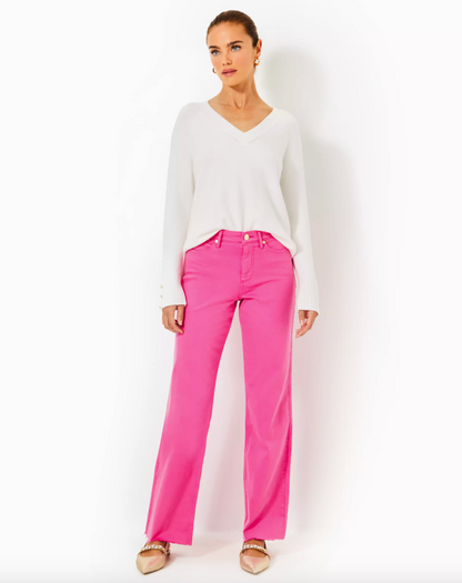 Lilly Pulitzer | Aniston High Rise Straight Leg Jean