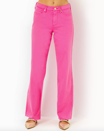 Lilly Pulitzer | Aniston High Rise Straight Leg Jean