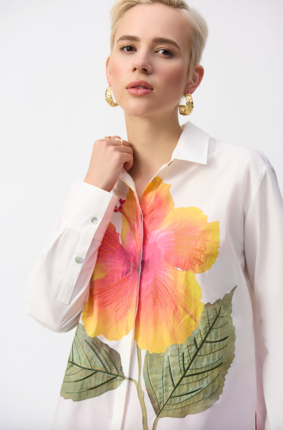 Joseph Ribkoff | Flower Shirt