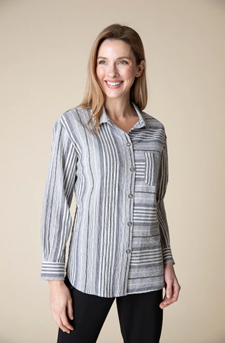 Habitat | Change Your Stripes Boyfriend shirt