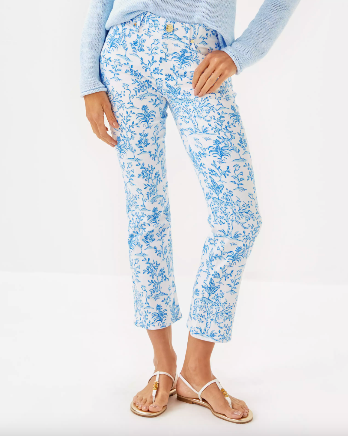 Lilly Pulitzer | Annet High Rise Crop Flare Jean