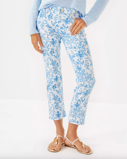 Lilly Pulitzer | Annet High Rise Crop Flare Jean