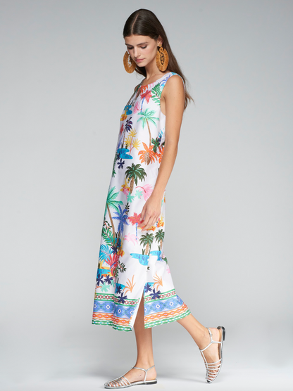 Vilagallo | Palm Tree Dress