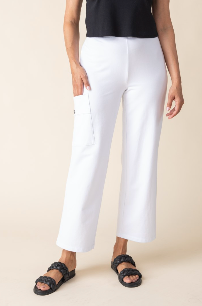 Habitat | French Terry Easy Pocket Pant - White