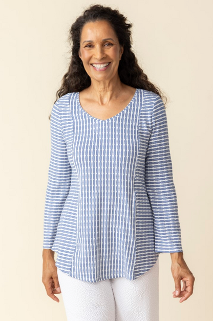 Habitat | Uptown Stripe Angled Pocket Tunic