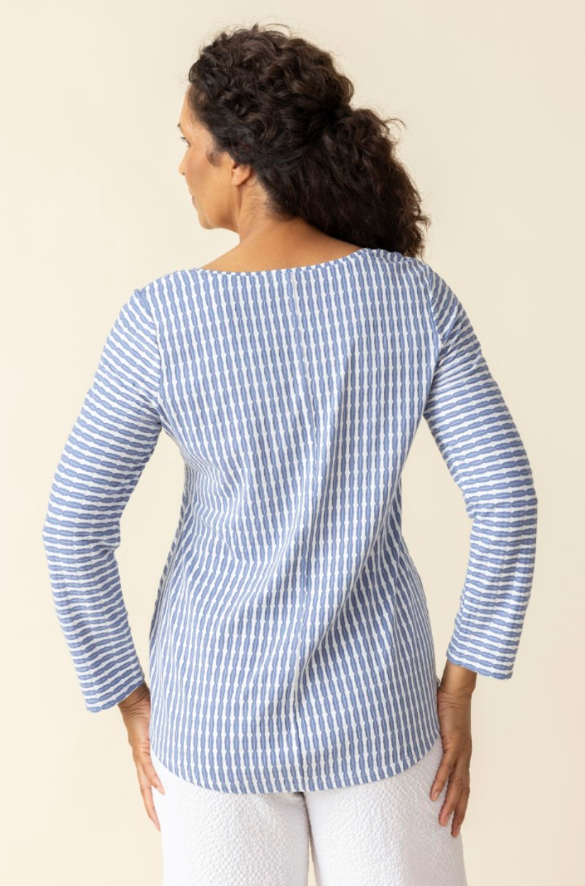 Habitat | Uptown Stripe Angled Pocket Tunic