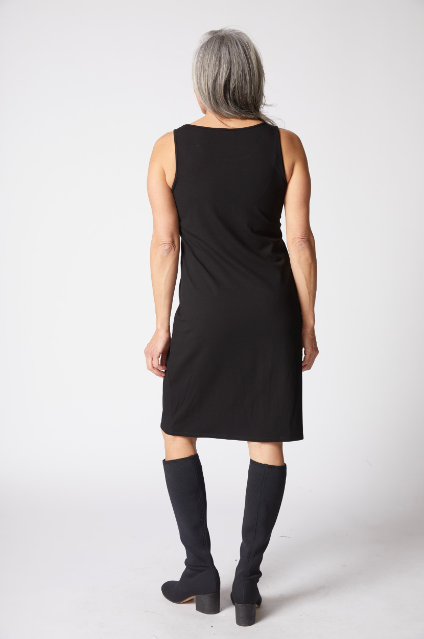 Habitat | Core Travel Solid Short Everything Dress - Black