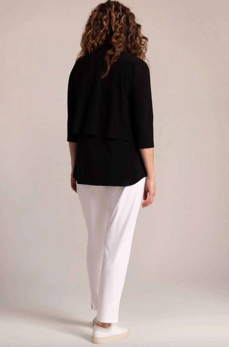 Sympli | V-neck Bolero - Black