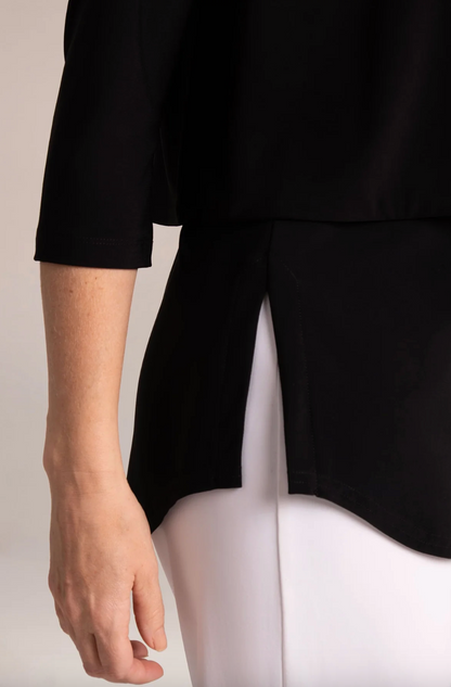 Sympli | V-neck Bolero - Black