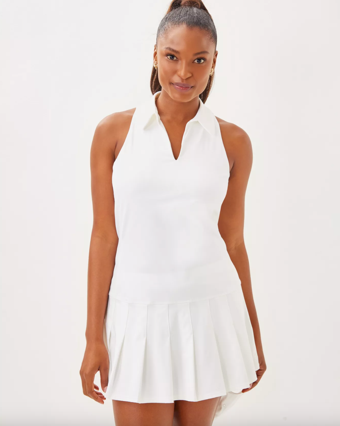Dania Pleated Dress Upf 50