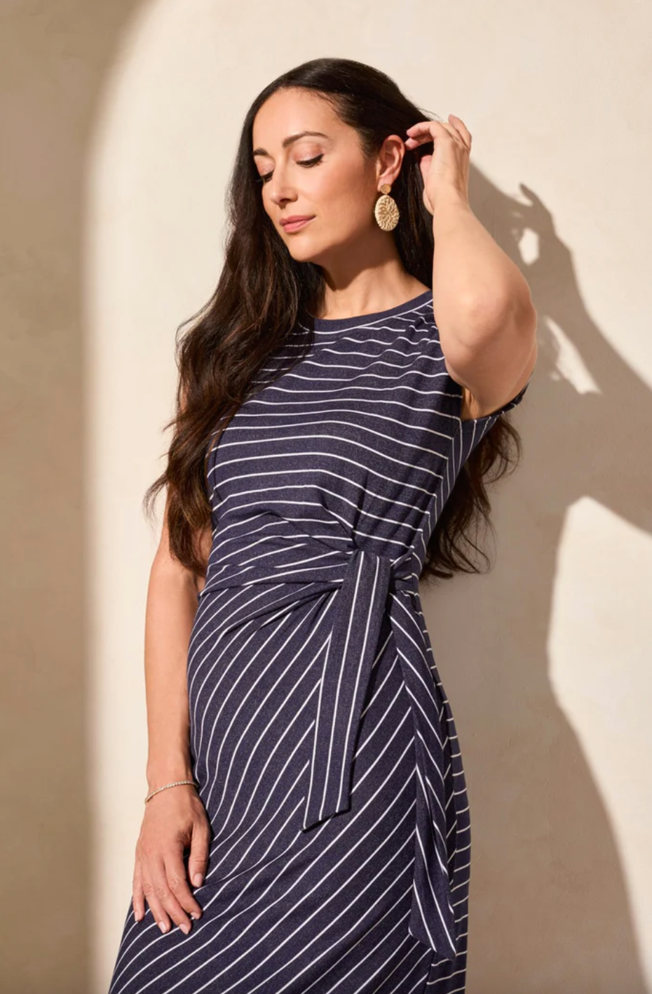 Tribal | Waist Tie Nautical Dress