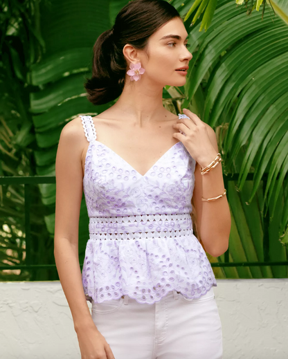 Lilly Pulitzer | Tiah Eyelet Top