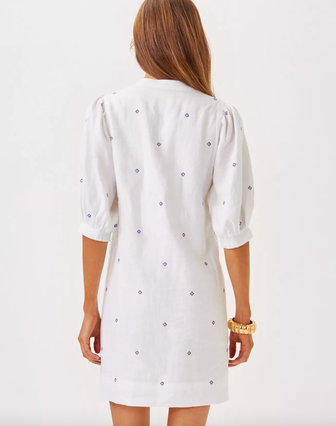 Lilly Pulitzer | Mialeigh Elbow Sleeve Linen Dress