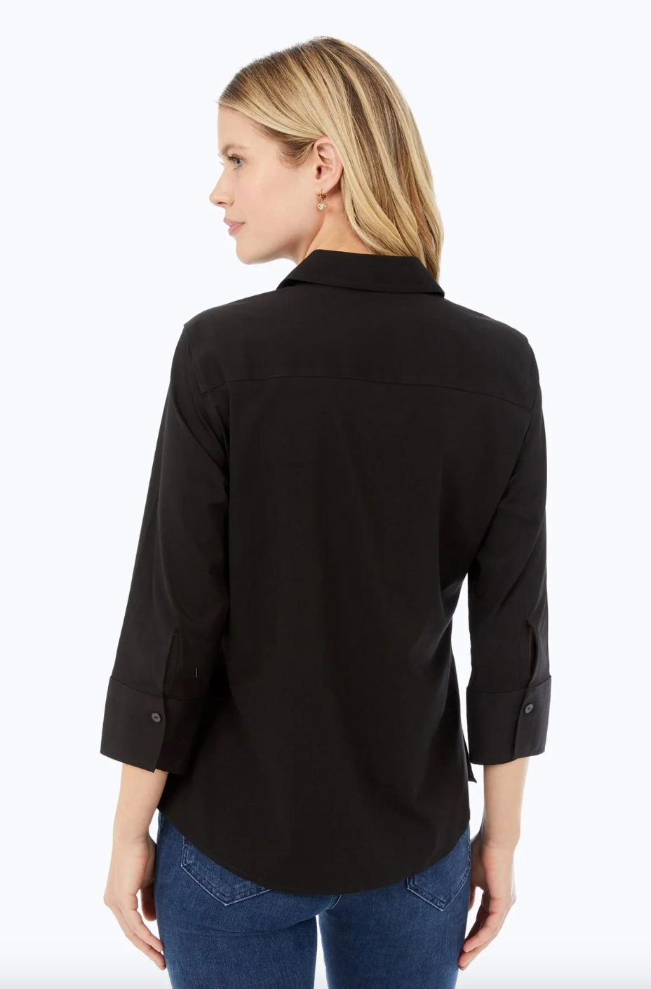Foxcroft | Mary Solid Top Black