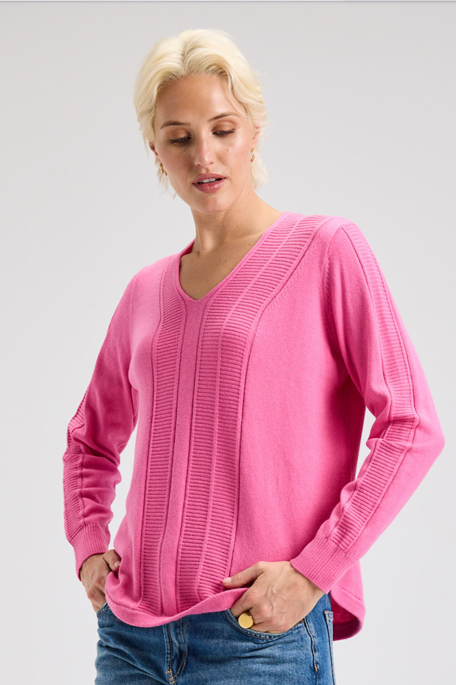 Zaket& Plover | Soft V Neck Sweater