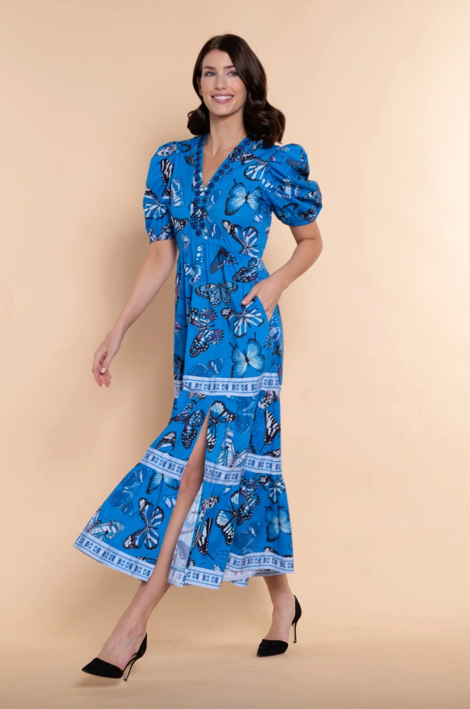 Margot Dress - Sapphire