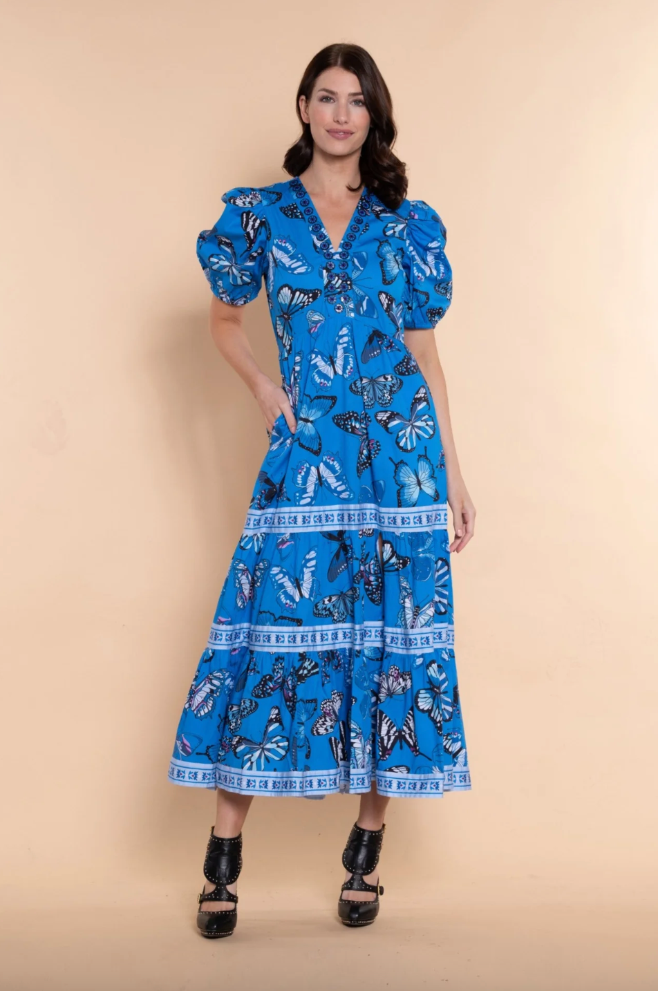 Margot Dress - Sapphire