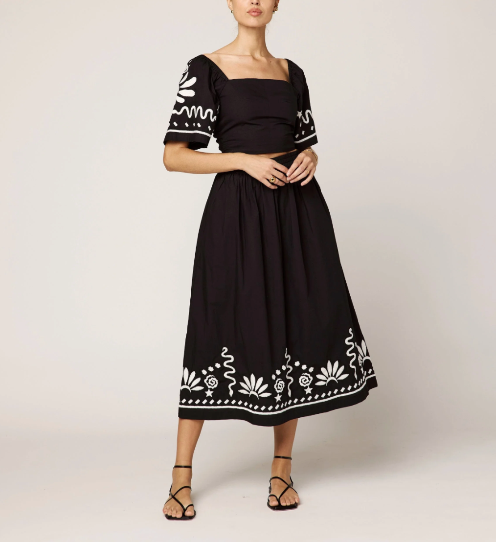Cleobella | Ashleen Midi Skirt