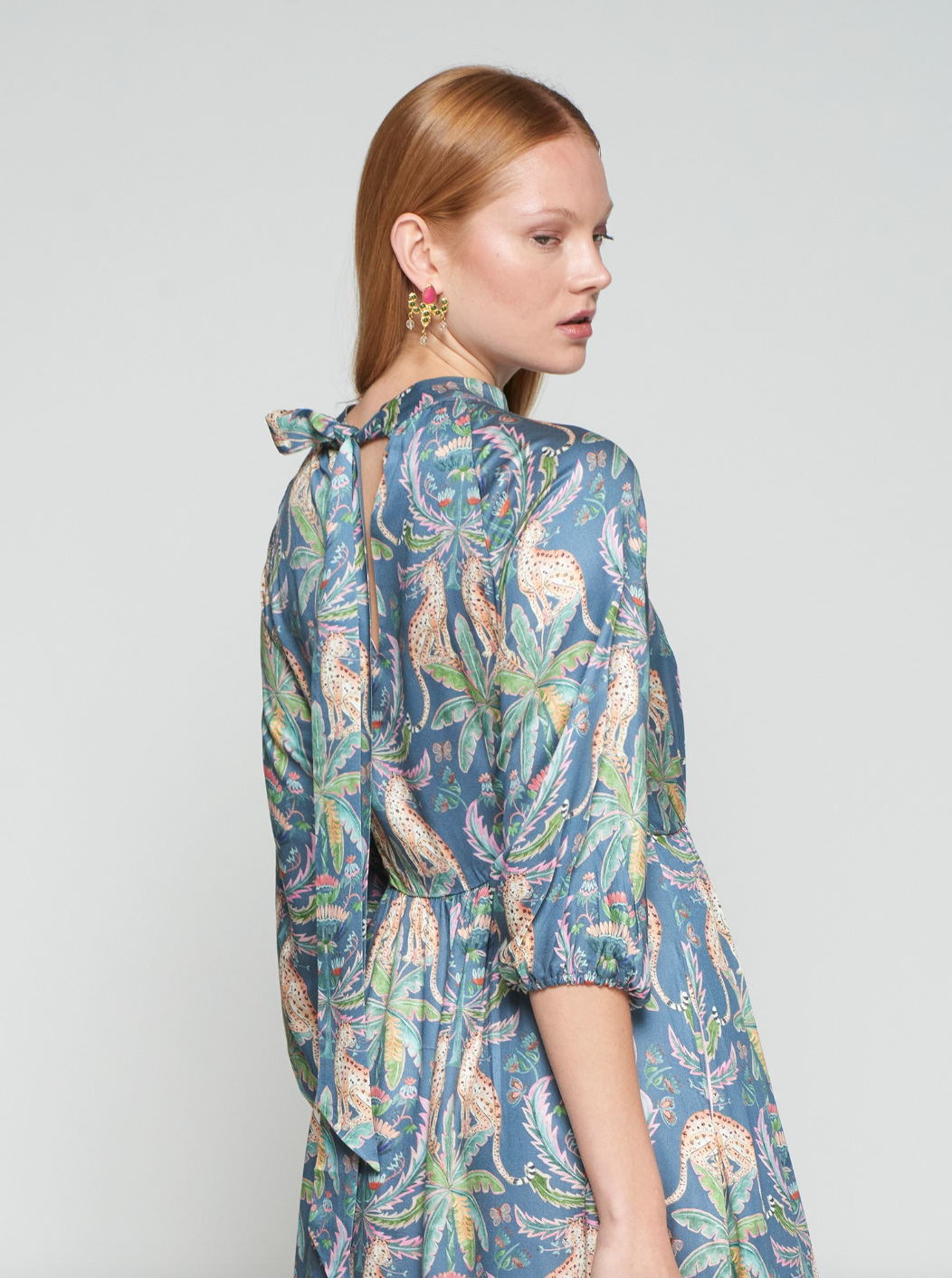 Leopards and Palm Trees Dress