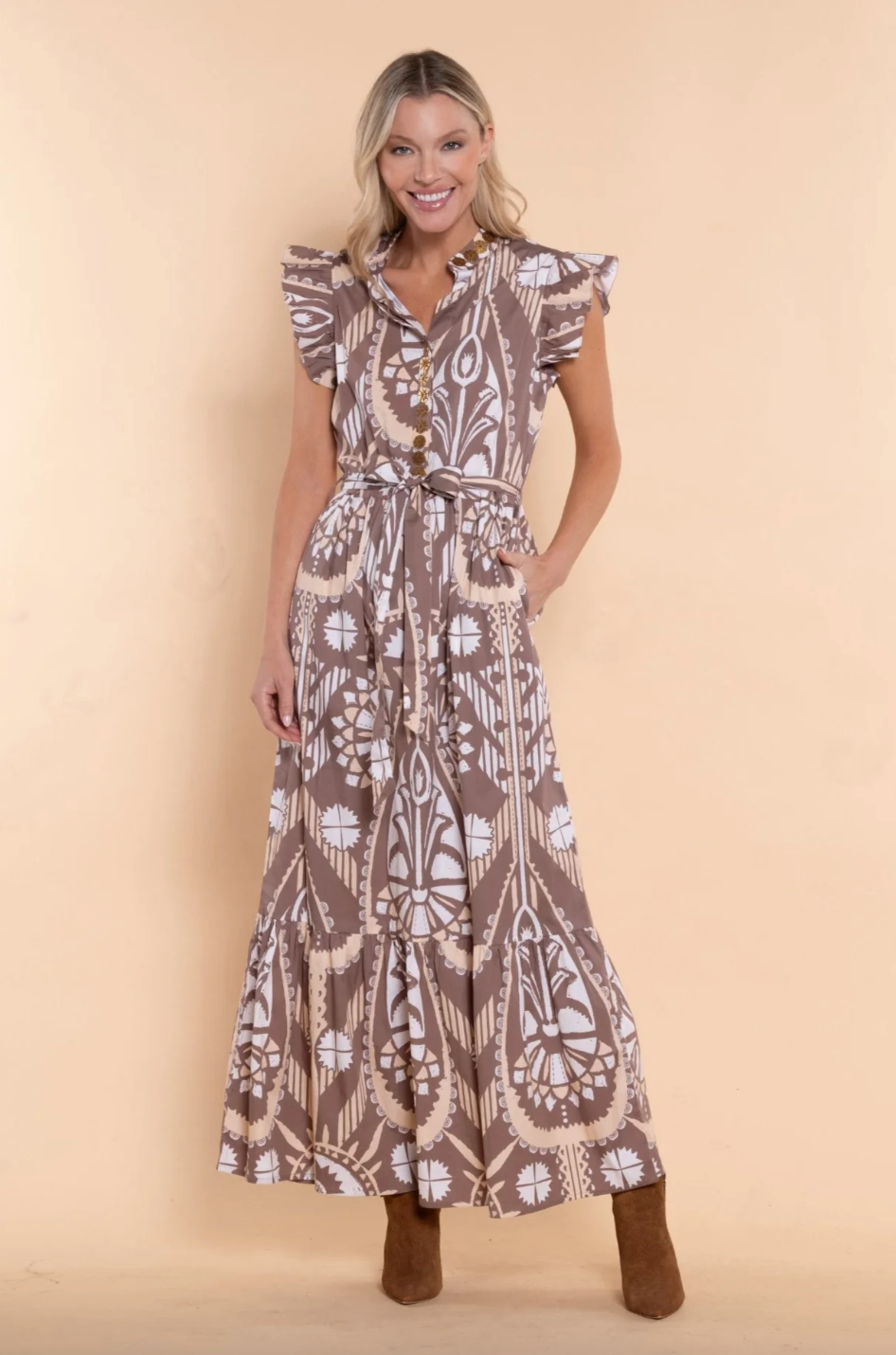 Sheridan French | Taylor Dress - Chai