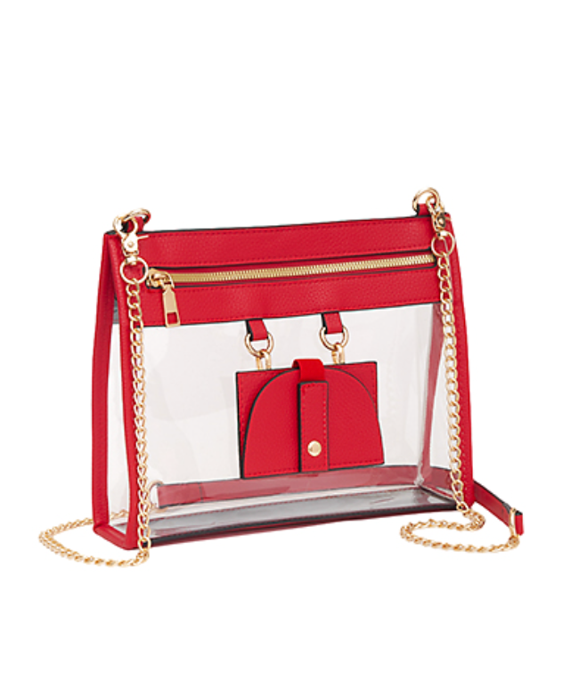 Cloister Collection | Clear Stadium Bag With Wallet