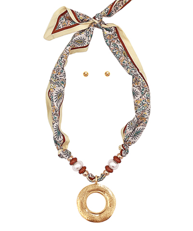 Cloister Collection | Scarf Necklace