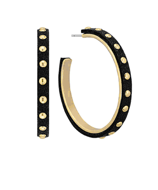 Cloister Collection | Metal Studded Hoops
