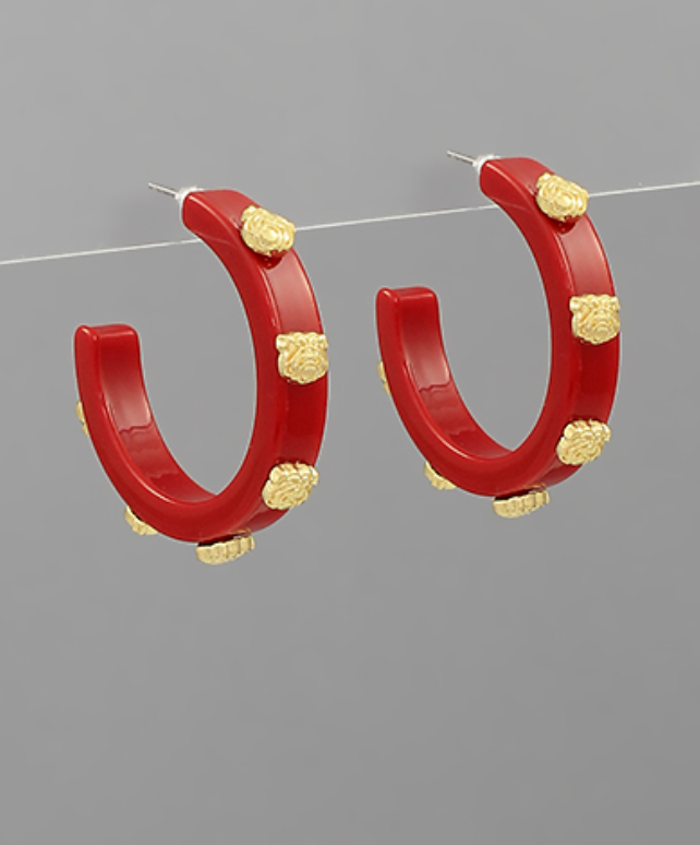 Cloister Collection | Bulldog Acetate Hoops