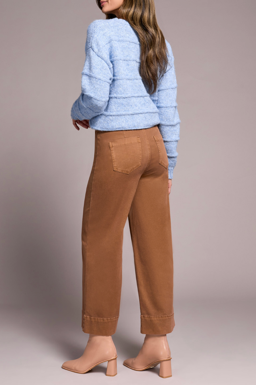 Tribal | High Rise Fly Front Palazzo