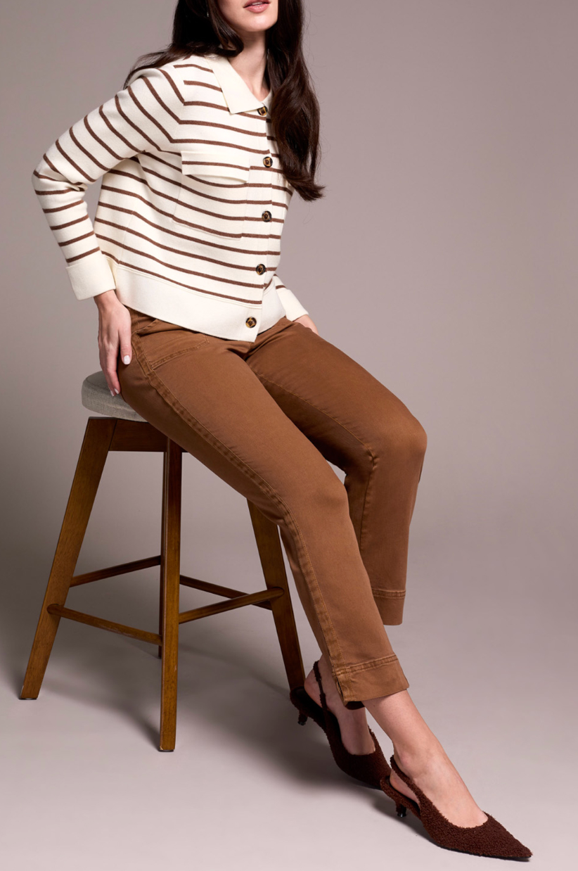 Tribal |Sweater Cardigan With Collar