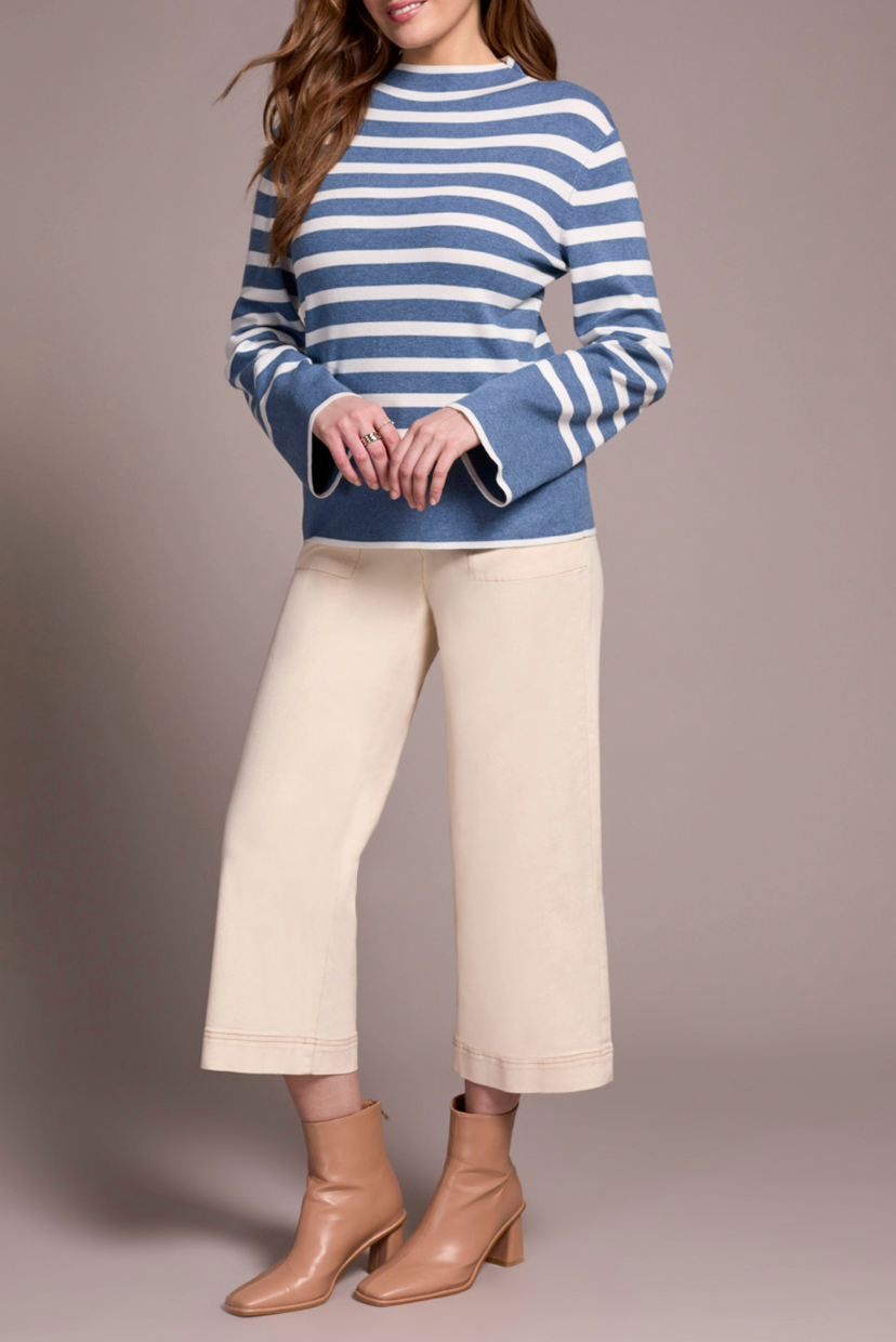 Tribal | Long Sleeve Funnel Neck Sweater