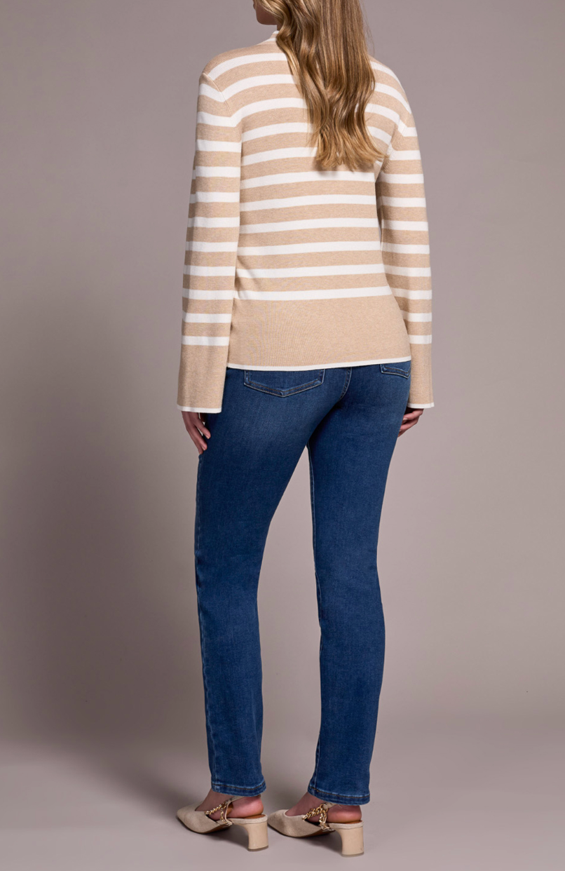 Tribal | Long Sleeve Funnel Neck Sweater