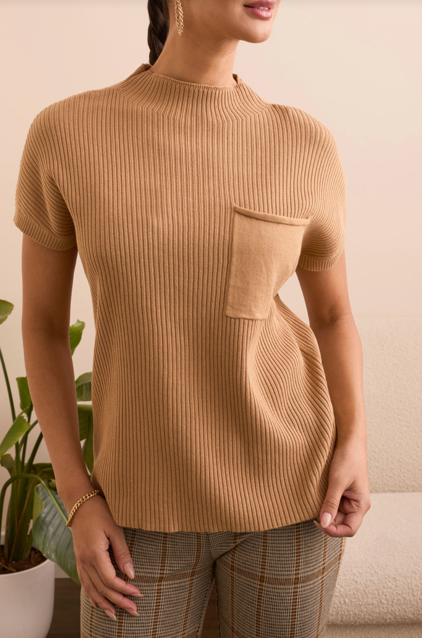 Tribal | Short Sleeve Dolman Sweater