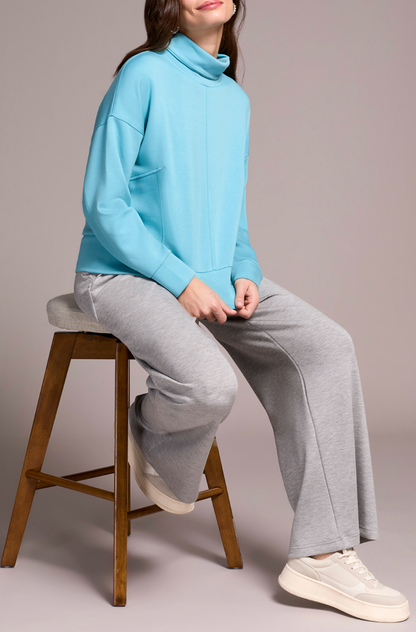 Tribal | Long Sleeve Funnel Neck Top