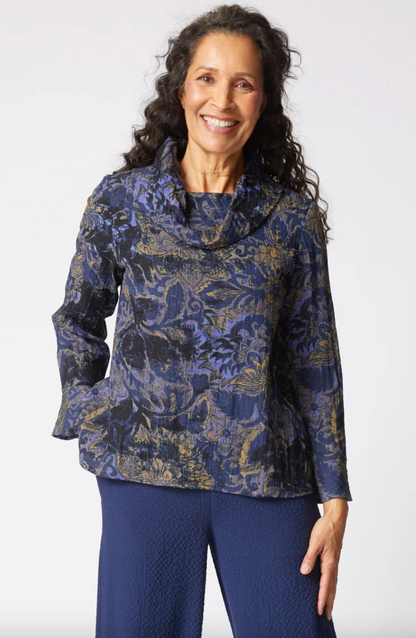 Habitat | Express Floral Foliage Cowl Top