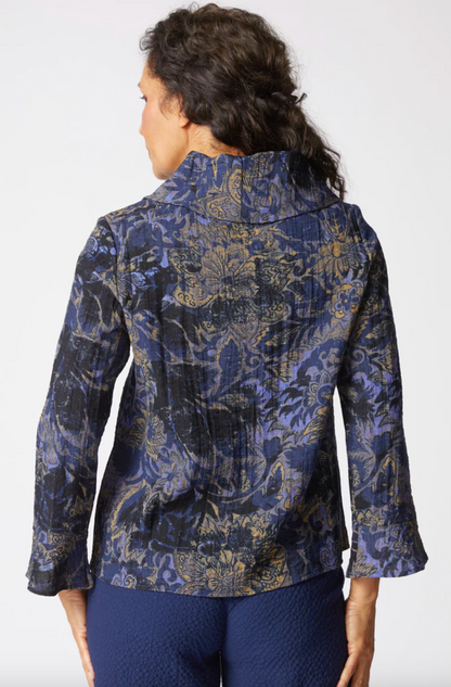 Habitat | Express Floral Foliage Cowl Top
