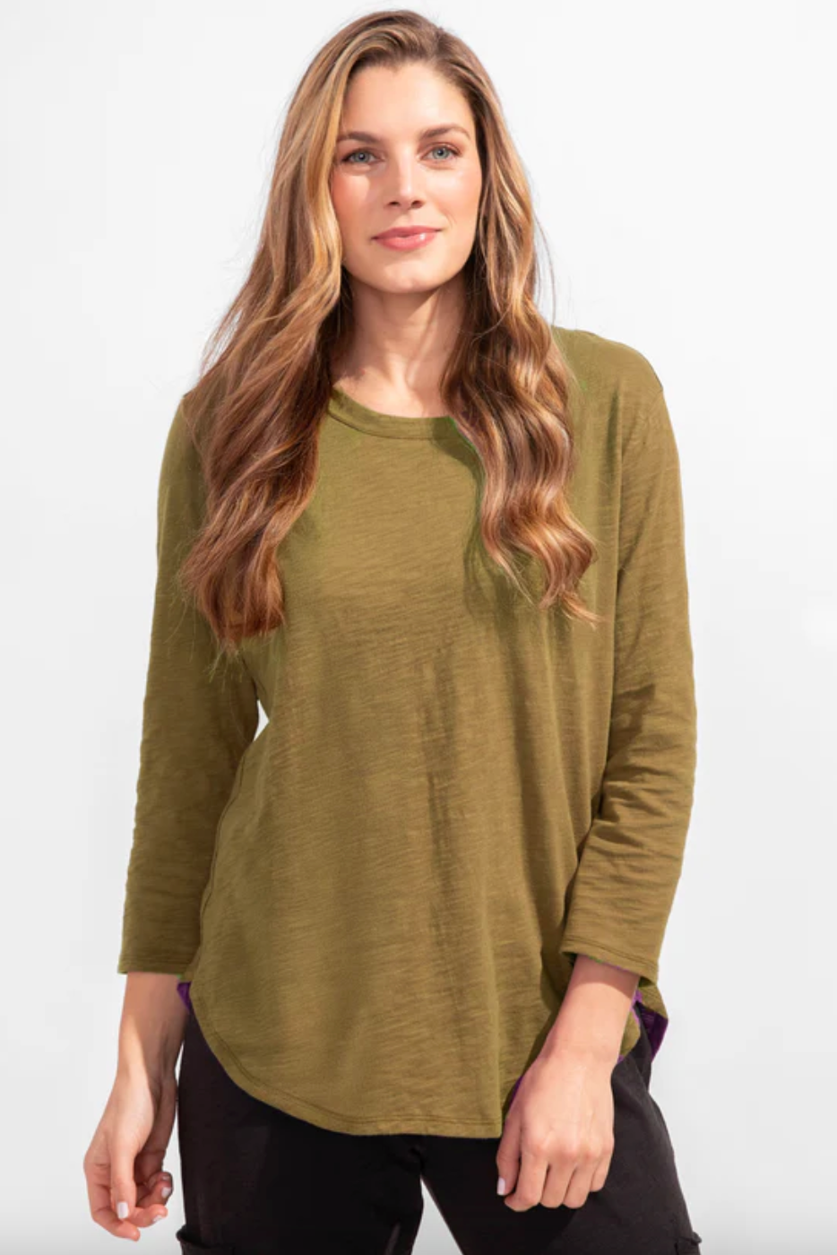 Escape By Habitat | Cotton Slub High Lo Tee