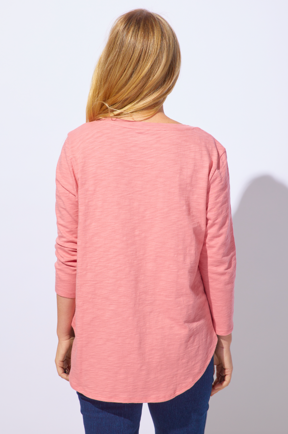 Escape By Hab | Cotton Slub High Lo Tee