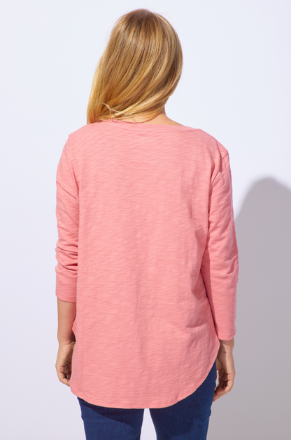 Escape By Hab | Cotton Slub High Lo Tee